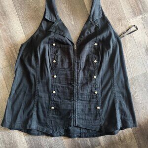 Tripp NYC button detail top